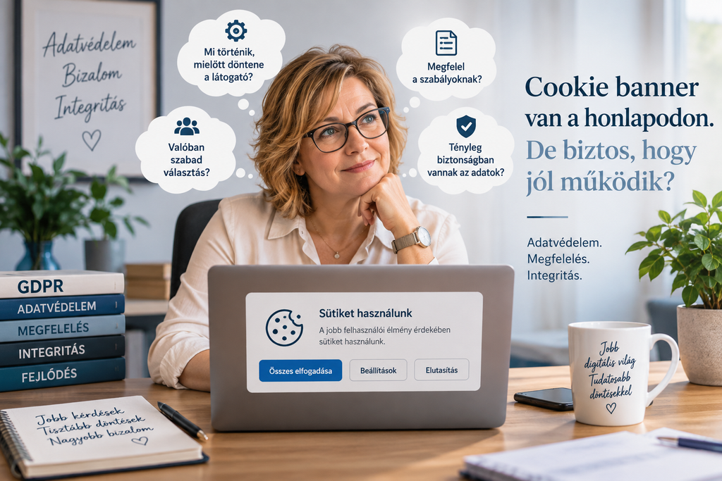 Cookie banner ellenőrzése GDPR és adatvédelmi szempontból